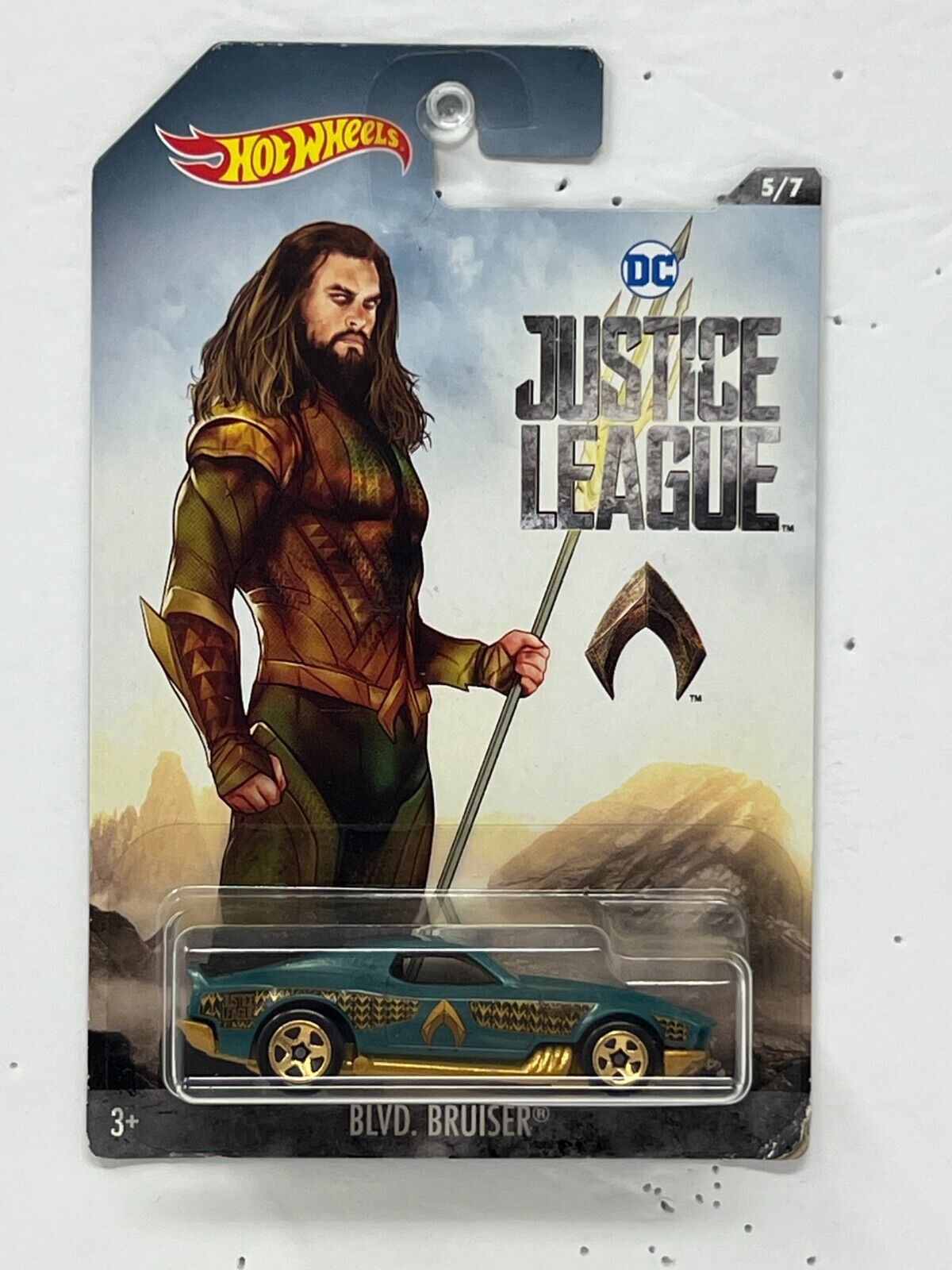 Hot Wheels DC Justice League Aquaman Blvd. Bruiser 1:64 Diecast