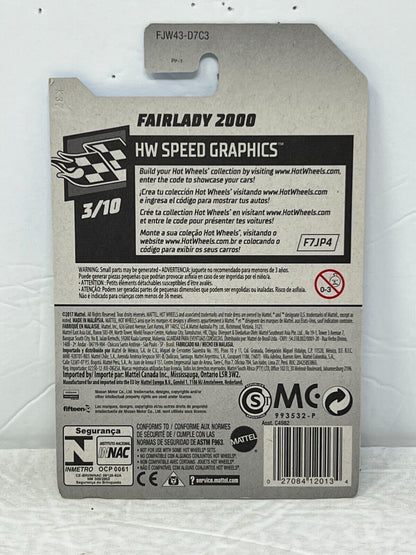 Hot Wheels HW Speed Graphics Fairlady 2000 JDM 1:64 Diecast Blue