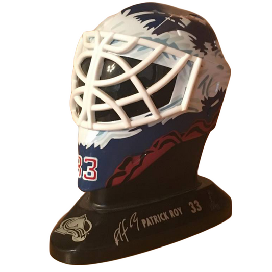 1996 McDonald's NHL Mini Goalie Mask Colorado Avalanche Patrick Roy