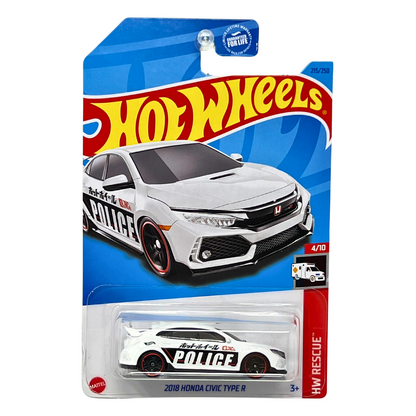 Hot Wheels HW Rescue 2018 Honda Civic Type R JDM 1:64 Diecast