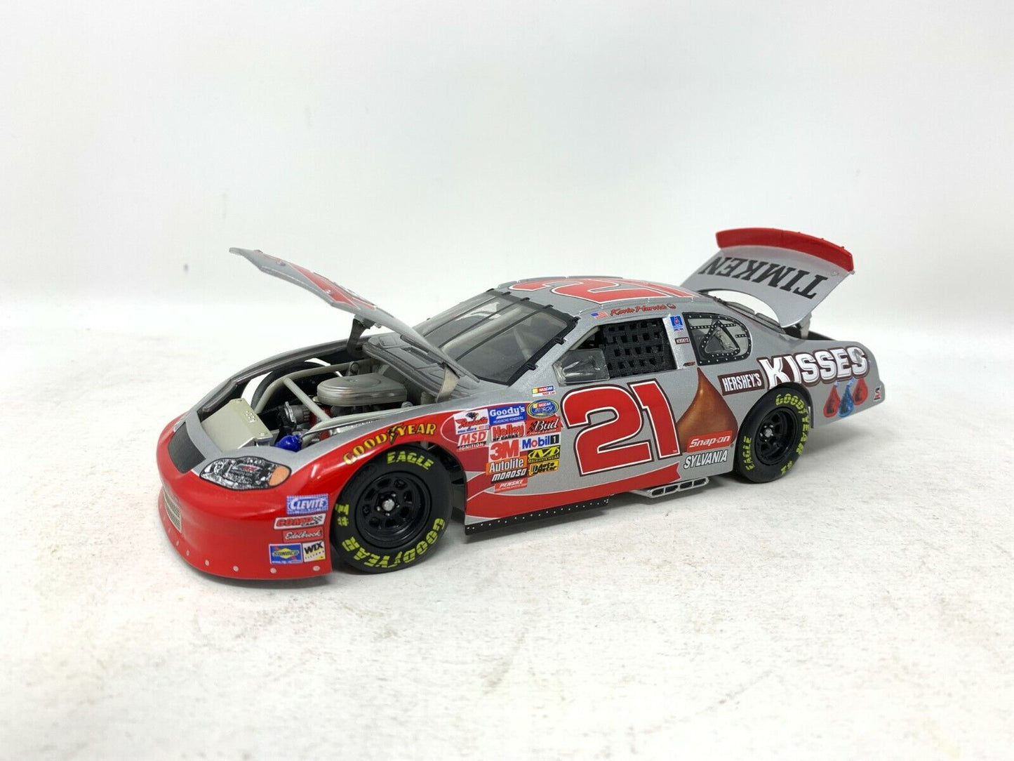 Action Nascar #21 Kevin Harvick Hershey's Kisses Chevy Monte Carlo 1:24 Diecast