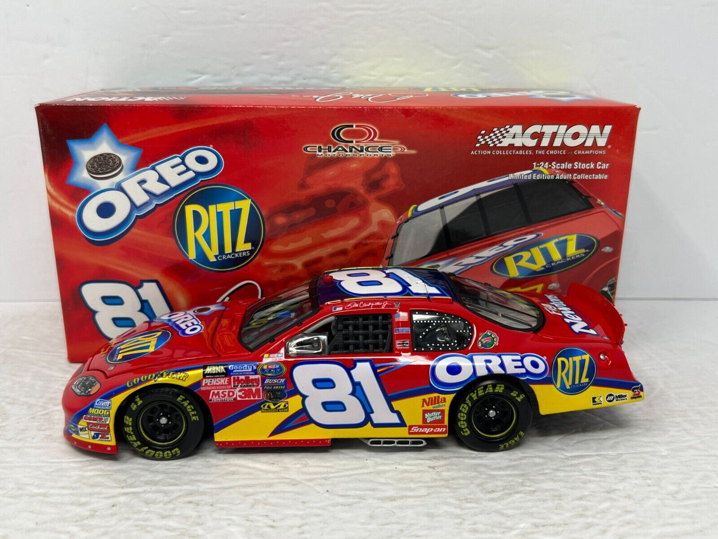 Action Nascar #81 Dale Earnhardt Jr Oreo Ritz GM Dealers 2005 Chevy 1:24 Diecast