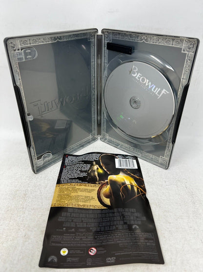 Beowulf (DVD, 2007) Robert Zemeckis Fantasy Steelbook!!!