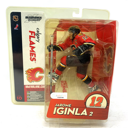 Mcfarlane NHL Jarome Iginla Calgary Flames Red Jersey Series 10 Figure