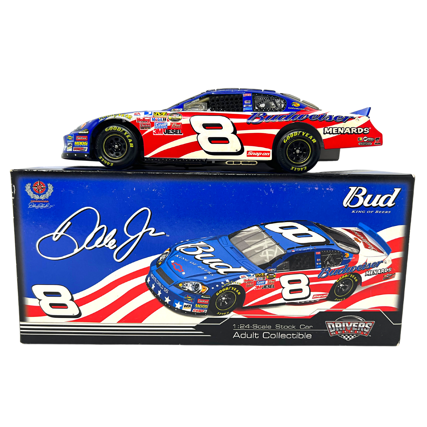 Motorsports Authentics #8 Dale Earnhardt Jr. Bud Stars & Stripes 1:24 Diecast
