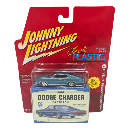 Johnny Lightning Classic Plastic 1966 Dodge Charger Fastback 1:64 Diecast