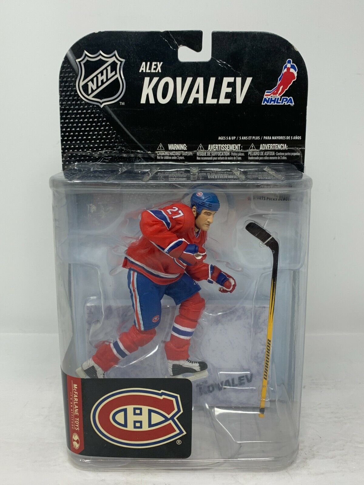 Mcfarlane NHL Alexei Kovalev Montreal Canadiens Red Jersey Series 19 Figure