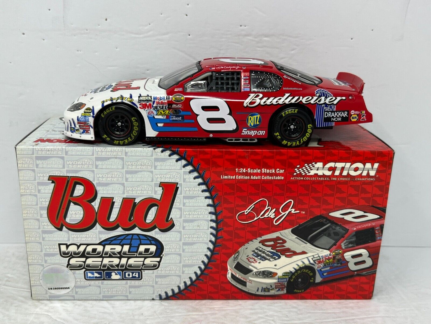 Action Nascar #8 Dale Earnhardt Jr. Budweiser MLB GM Dealers Chevy 1:24 Diecast