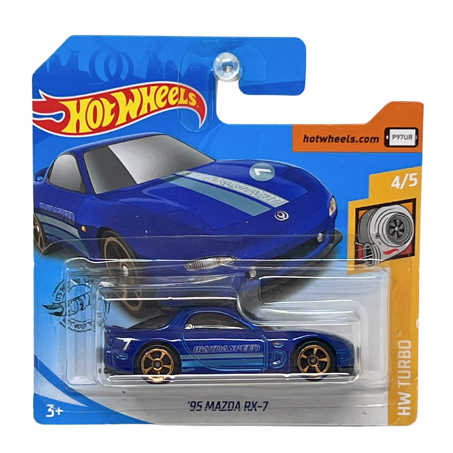 Hot Wheels HW Turbo 1995 Mazda RX-7 JDM 1:64 Diecast Short Card