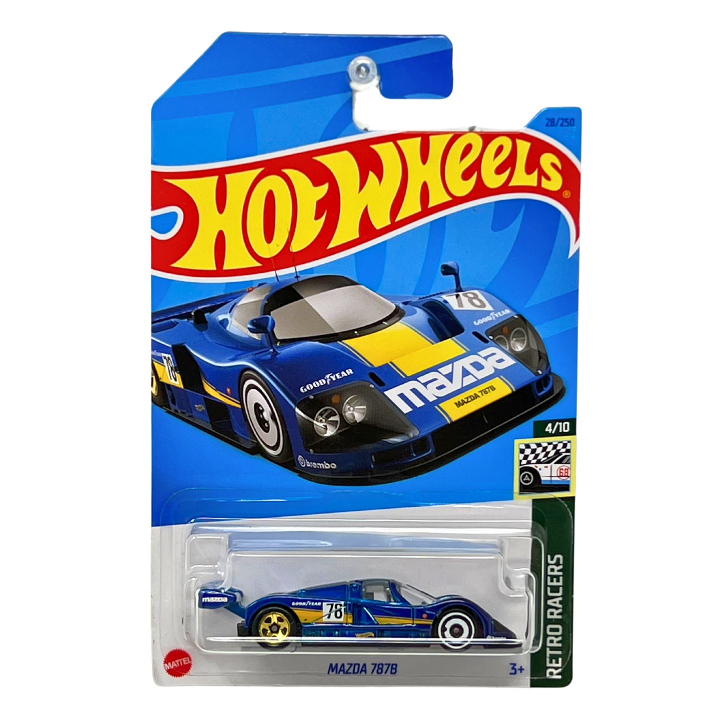 Hot Wheels Retro Racers Mazda 787B JDM 1:64 Diecast Blue