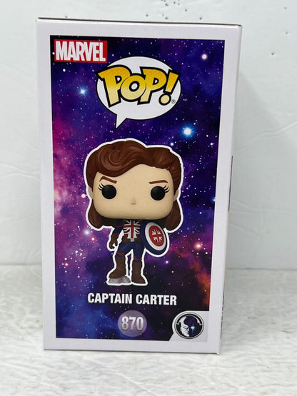Funko Pop! Marvel Studios What If... #870 Captain Carter Bobble-Head