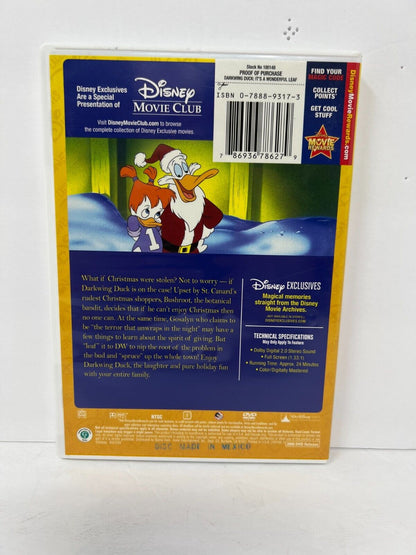 Disney Darkwing Duck It's A Wonderful Leaf DVD, 2008 Disney Movie Club Exclusive