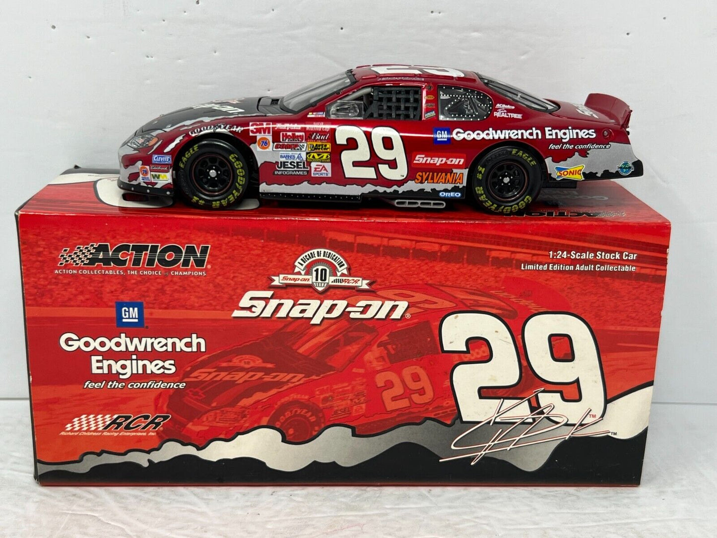 Action Nascar #29 Kevin Harvick Snap-On GM Goodwrench Dealers 2003 1:24 Diecast