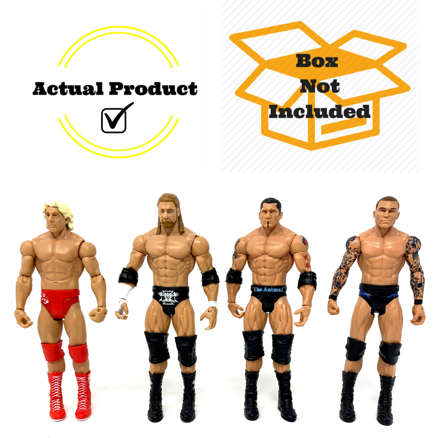 WWE Evolution Ric Flair, Triple H, Batista & Randy Orton Basic Action Figure