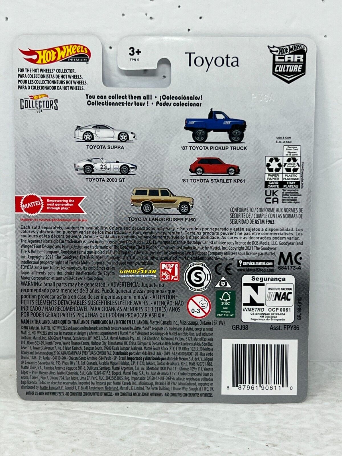 Hot Wheels Premium Toyota 2000 GT 1:64 Diecast