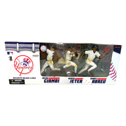 Mcfarlane MLB New York Yankees Jason Giambi & Derek Jeter & Bobby Abreu Figure