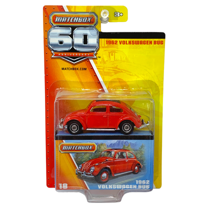 Matchbox 60th Anniversary 1962 Volkwagen Bug 1:64 Diecast