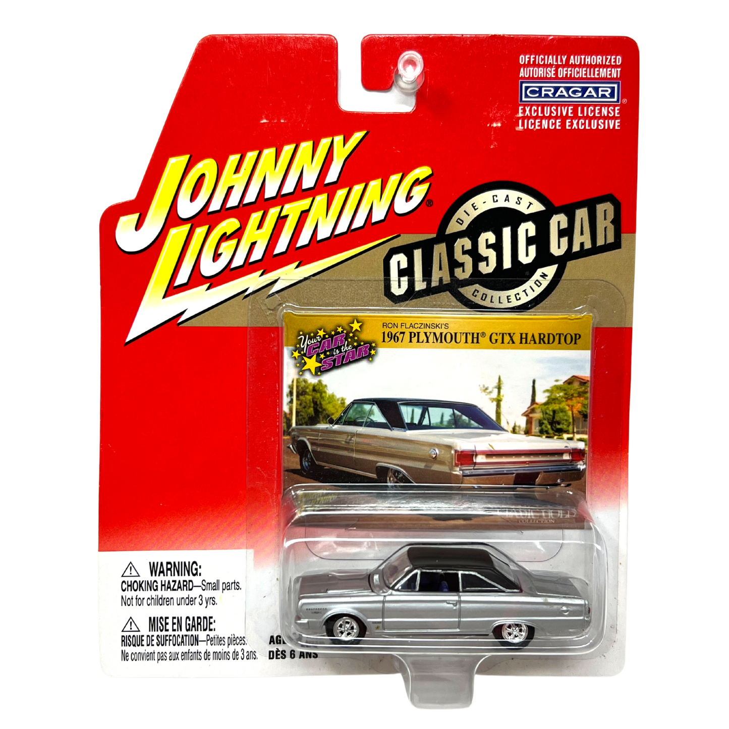 Johnny Lightning Classic Car Collection 1967 Plymouth GTX Hardtop 1:64 Diecast