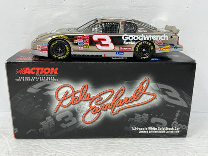 Action Nascar #3 Dale Earnhardt Sr Goodwrench White Gold GM Dealers 1:24 Diecast