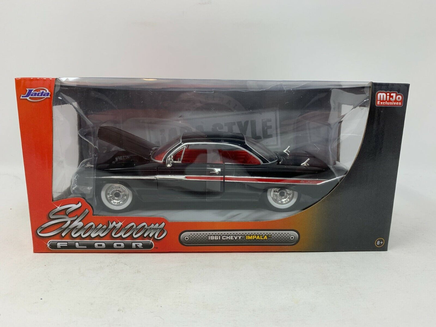 Jada Showroom Floor 1961 Chevy Impala MiJo Exclusives 1:24 Diecast