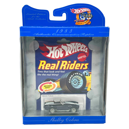Hot Wheels 1983 Commemorative Replica Real Riders Shelby Cobra 1:64 Diecast