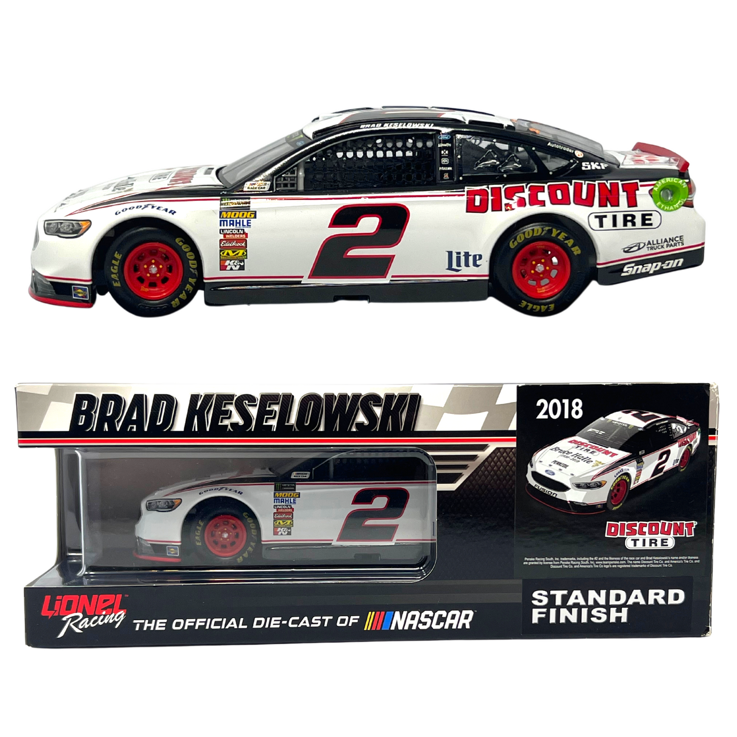 Lionel Racing Nascar #2 Brad Keselowski Bruce Halle Tribute 1:24 Diecast