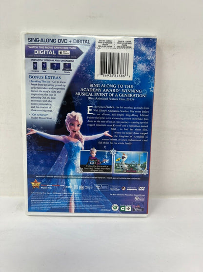 Disney Frozen (DVD, 2014) Sing-Along Edition Good Condition!!!