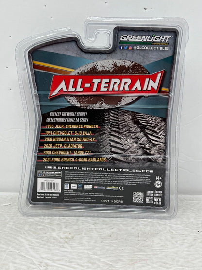 Greenlight All-Terrain 2021 Ford Bronco Badlands GREEN MACHINE 1:64 Diecast