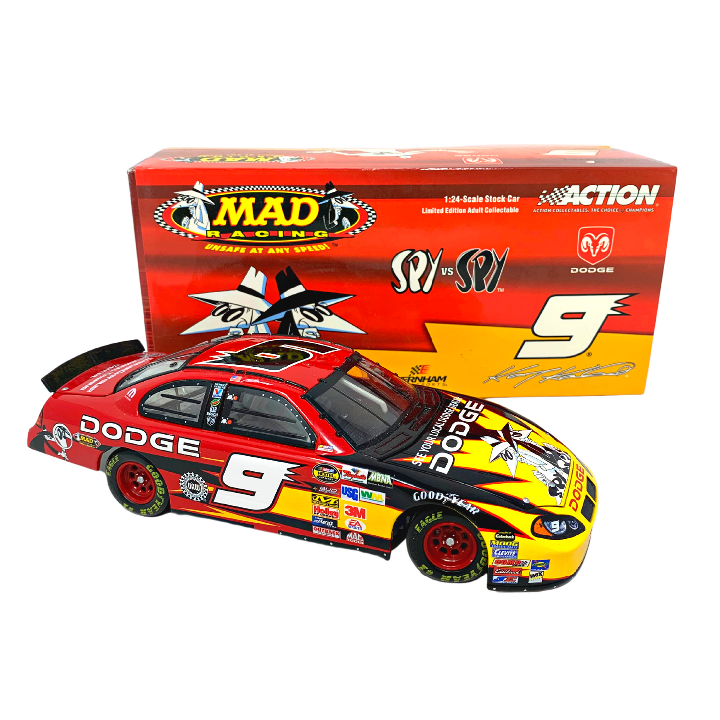 Action Nascar #9 Kasey Kahne Dodge Dealers Dodge Intrepid 1:24 Diecast