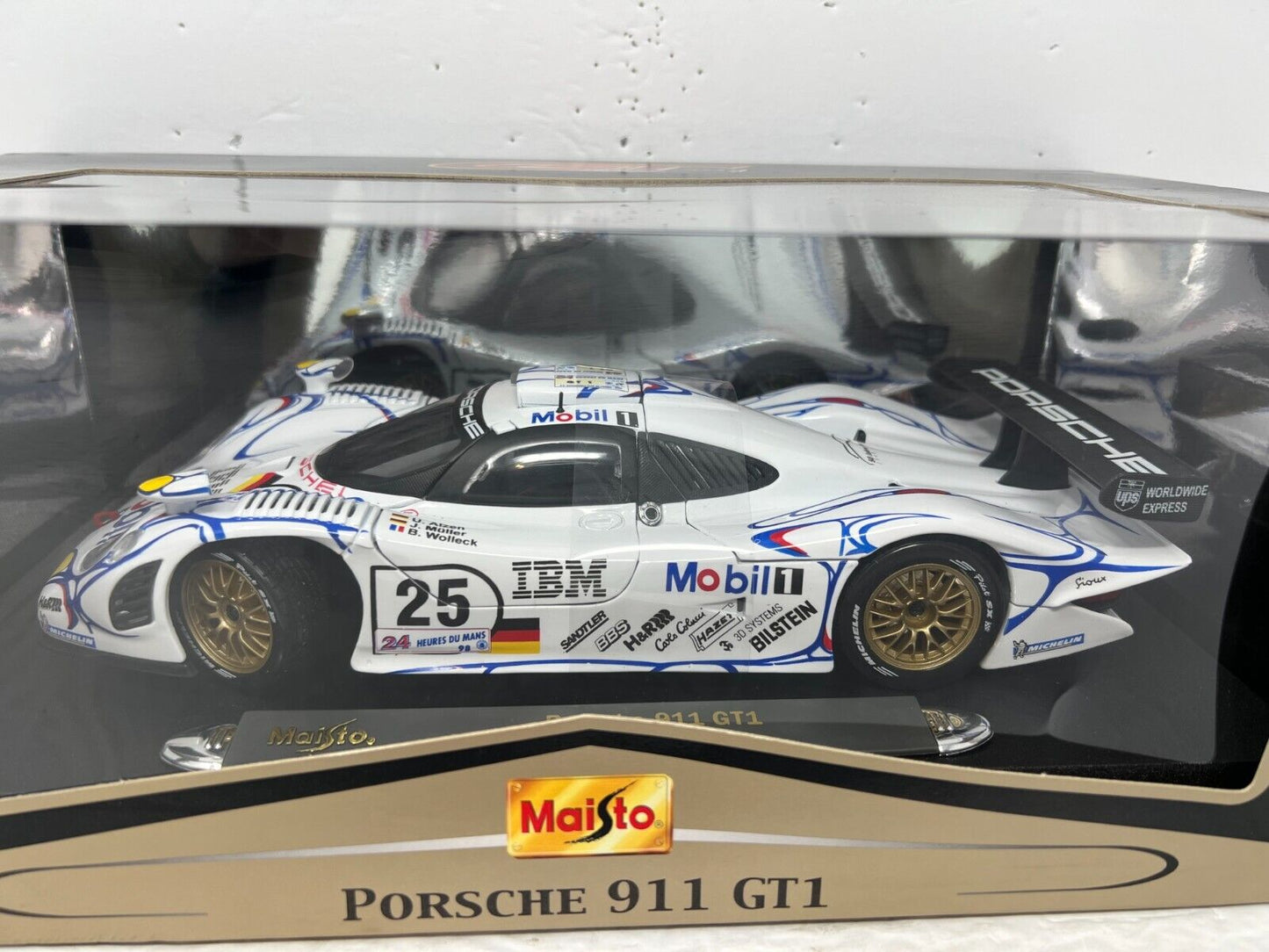 Maisto 1998 Porsche 911 GT1 Le Mans GT Racing 1:18 Diecast