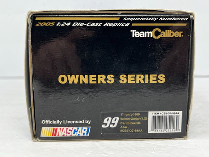 Team Caliber Owners Nascar #99 Carl Edwards AAA 2005 Ford Taurus 1:24 Diecast