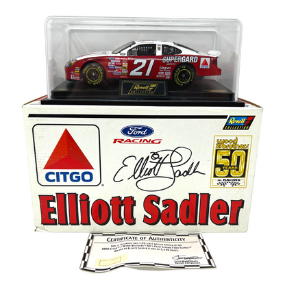 Revell Nascar #21 Elliott Sadler Citgo Wood Brothers Ford Taurus 1:24 Diecast