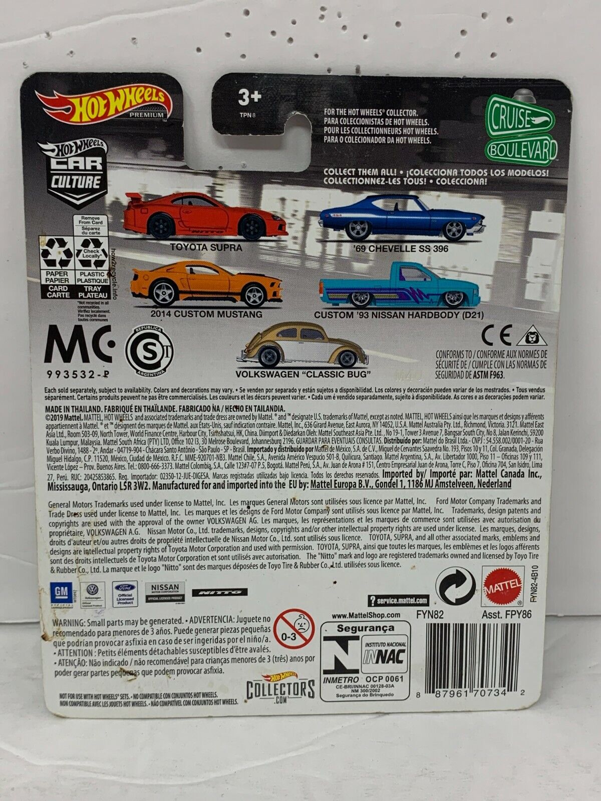 Hot Wheels Premium Cruise Boulevard '69 Chevelle SS 396 1:64 Diecast