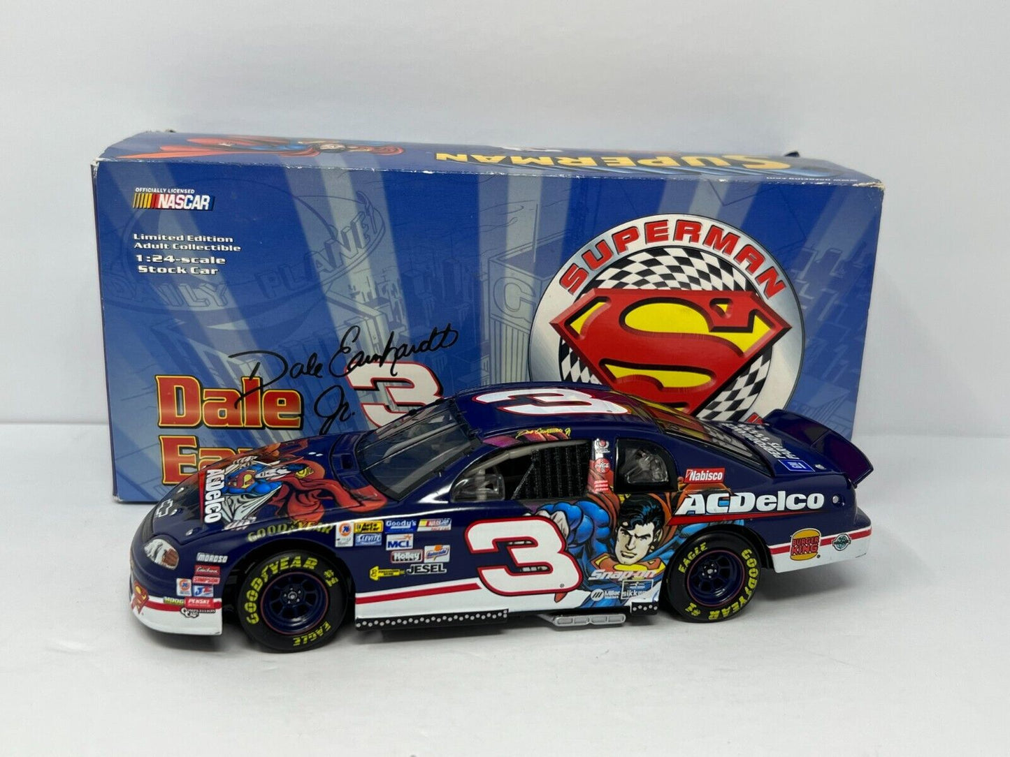 Action Nascar #3 Dale Earnhardt Jr. AC Delco Superman Monte Carlo 1:24 Diecast