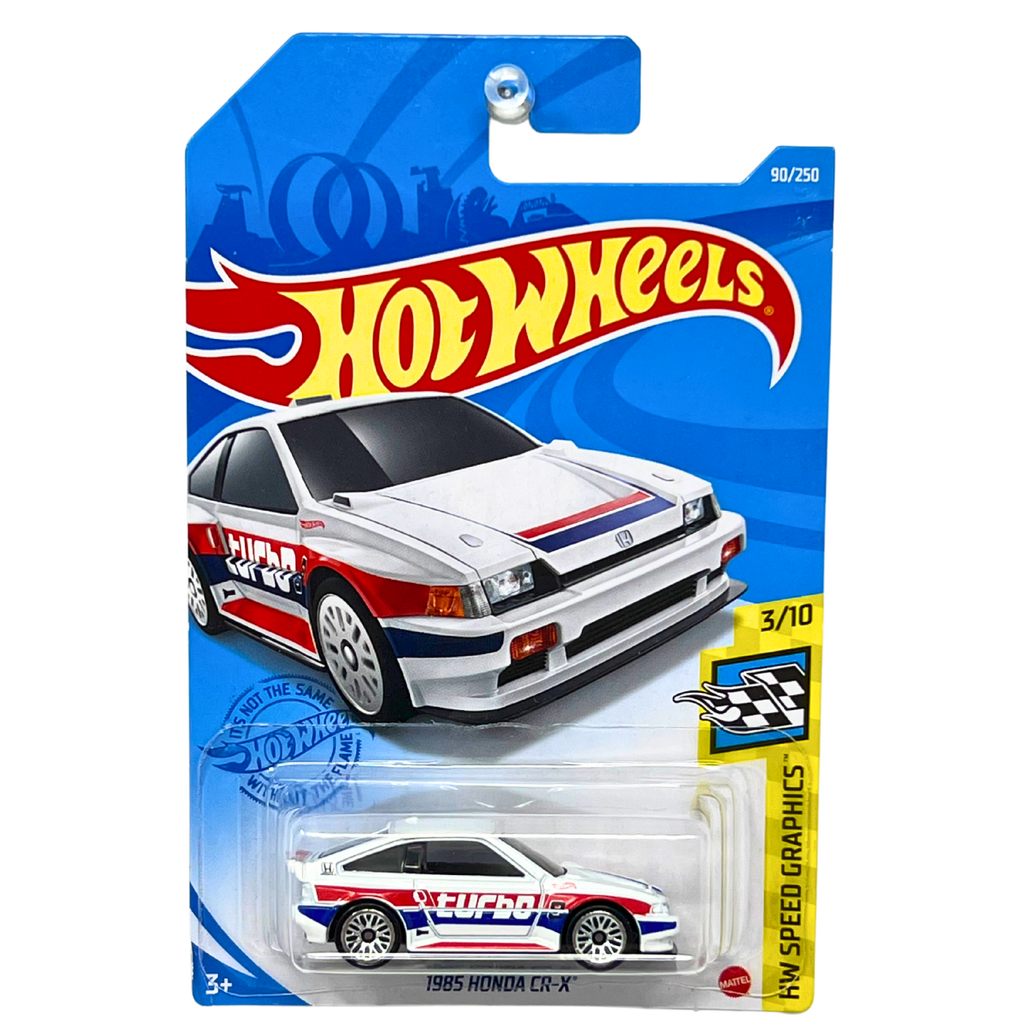 Hot Wheels HW Speed Graphics 1985 Honda CR-X JDM 1:64 Diecast White