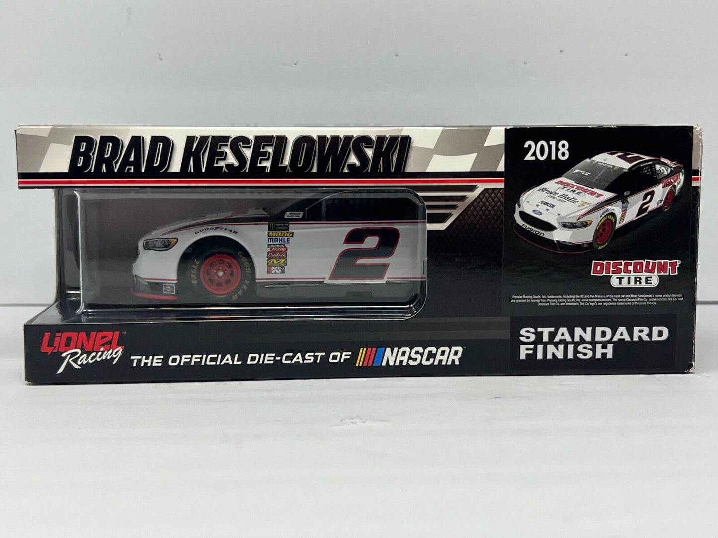 Lionel Racing Nascar #2 Brad Keselowski Bruce Halle Tribute 1:24 Diecast