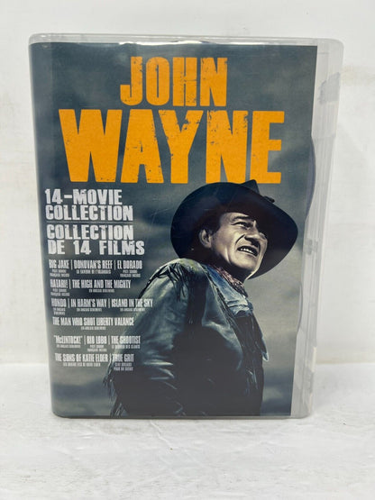 John Wayne 14-Movie Collection (DVD, 2021) Movie Boxset Good Condition!!!