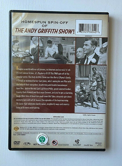 Mayberry R.F.D. Complete First Season 1 (DVD, 2014) TV Series Boxset Good Shape!