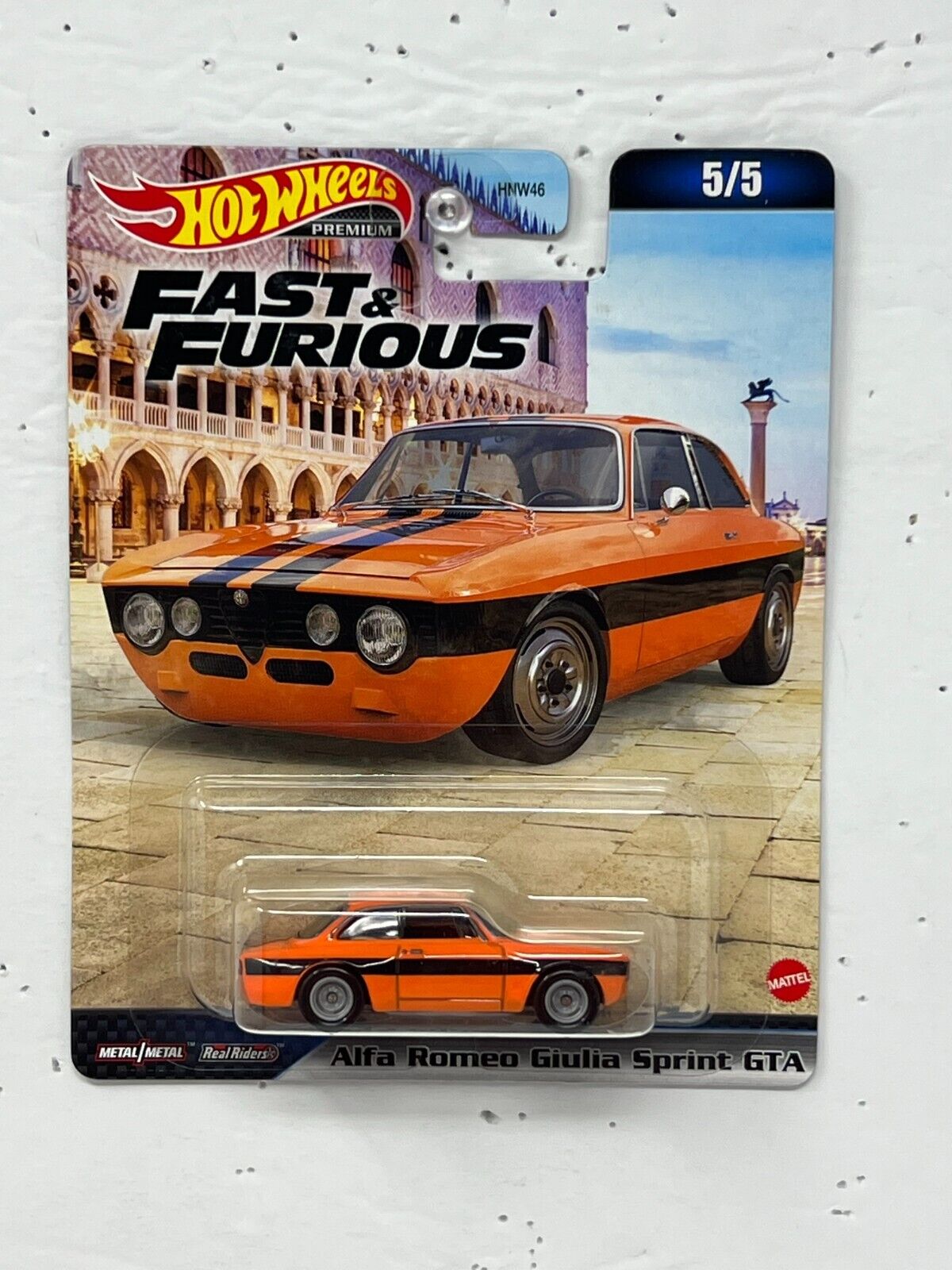 Hot Wheels Premium Fast & Furious Alfa Romeo Giulia Sprint GTA 1:64 Diecast