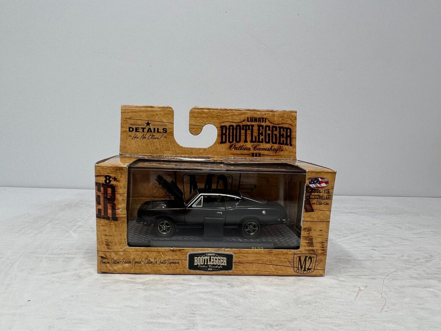 M2 Machines Chase Lunati Bootlegger 1968 Plymouth Baracuda HEMI 1:64 Diecast