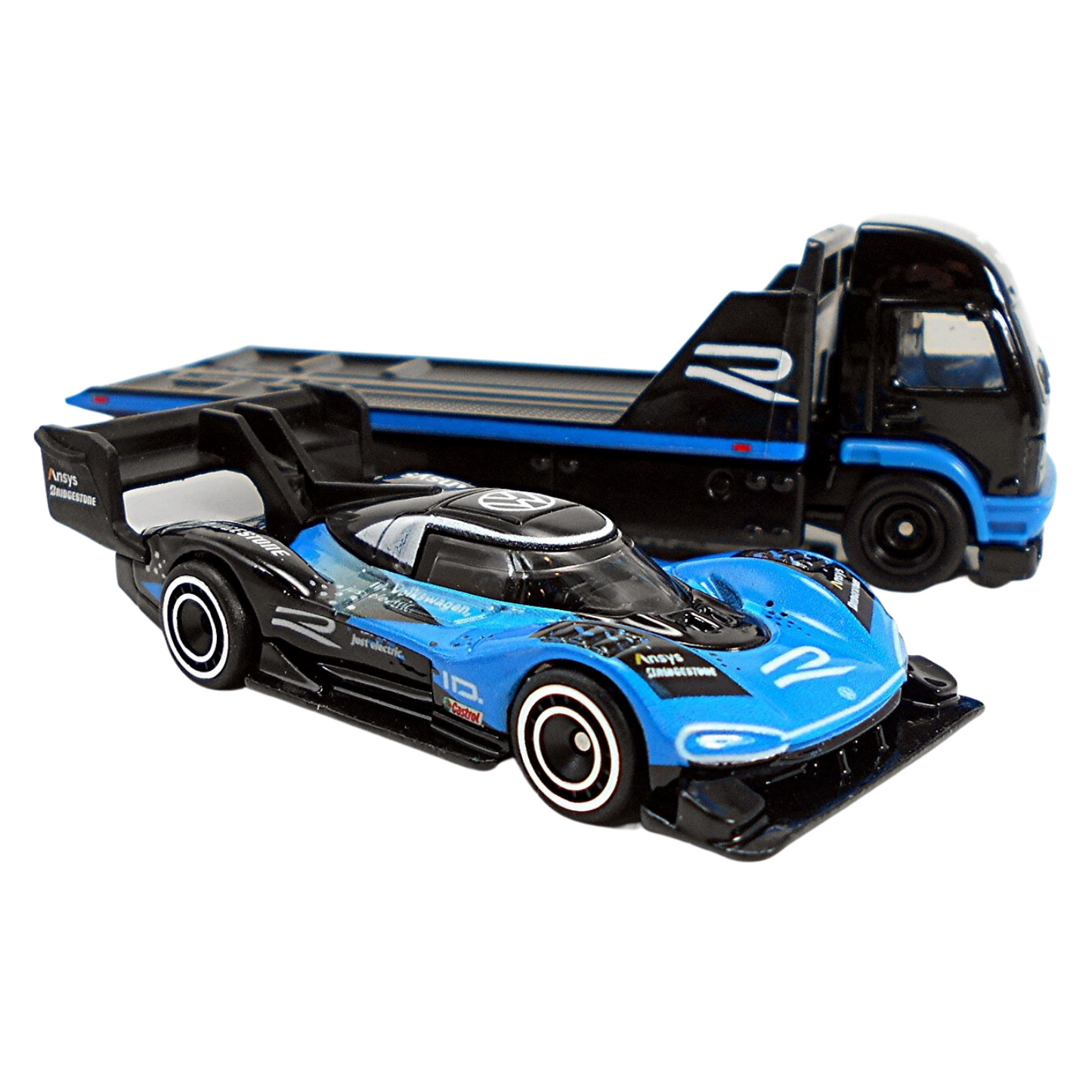 Hot Wheels Premium Volkswagen ID R & Aero Lift #35 Team Transport 1:64 Diecast
