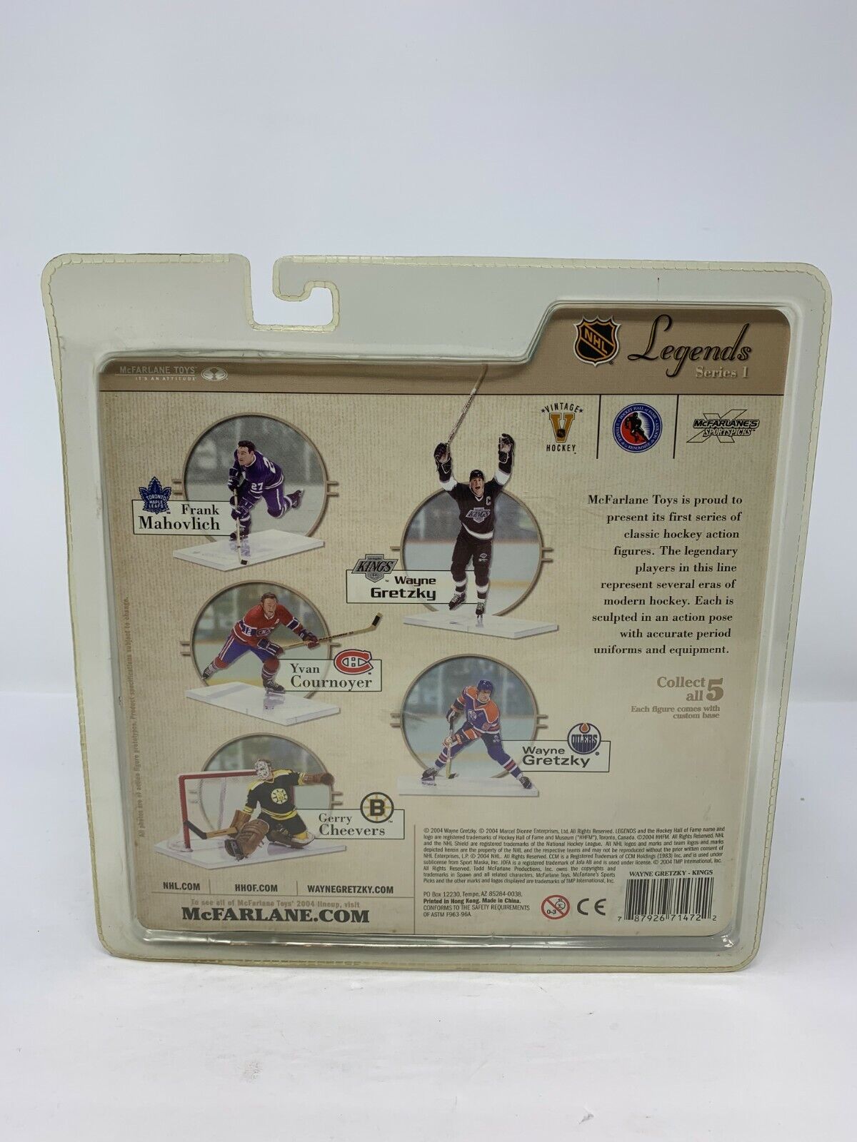 Mcfarlane NHL Wayne Gretzky LA Kings Black Jersey Legends Series 1 Figure