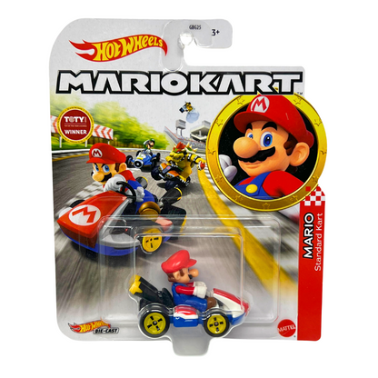Hot Wheels Mario Kart Mario Standard Kart 1:64 Diecast