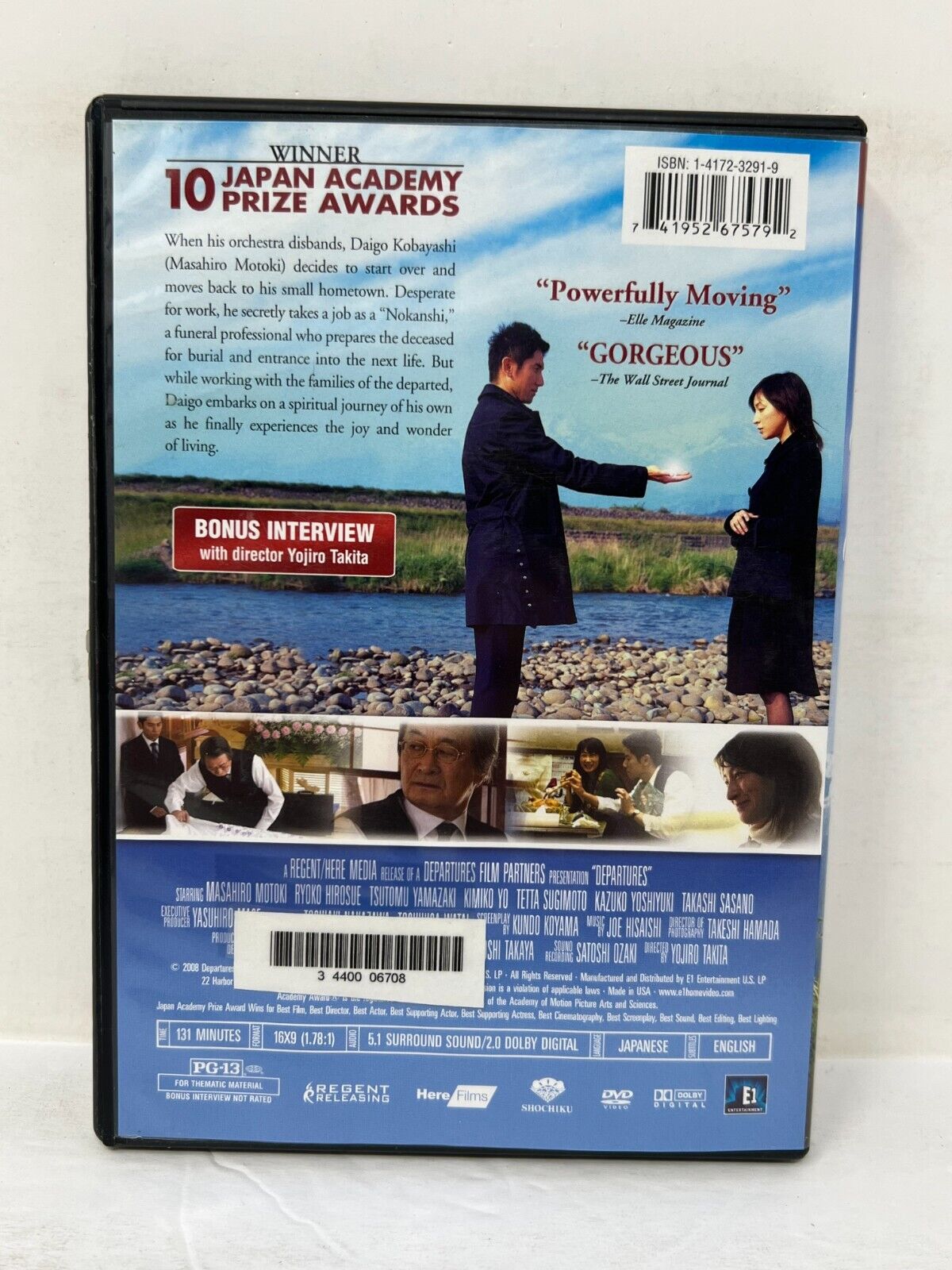 Departures (DVD, 2010) Masahiro Motoki Tsutomu Yamazaki Drama