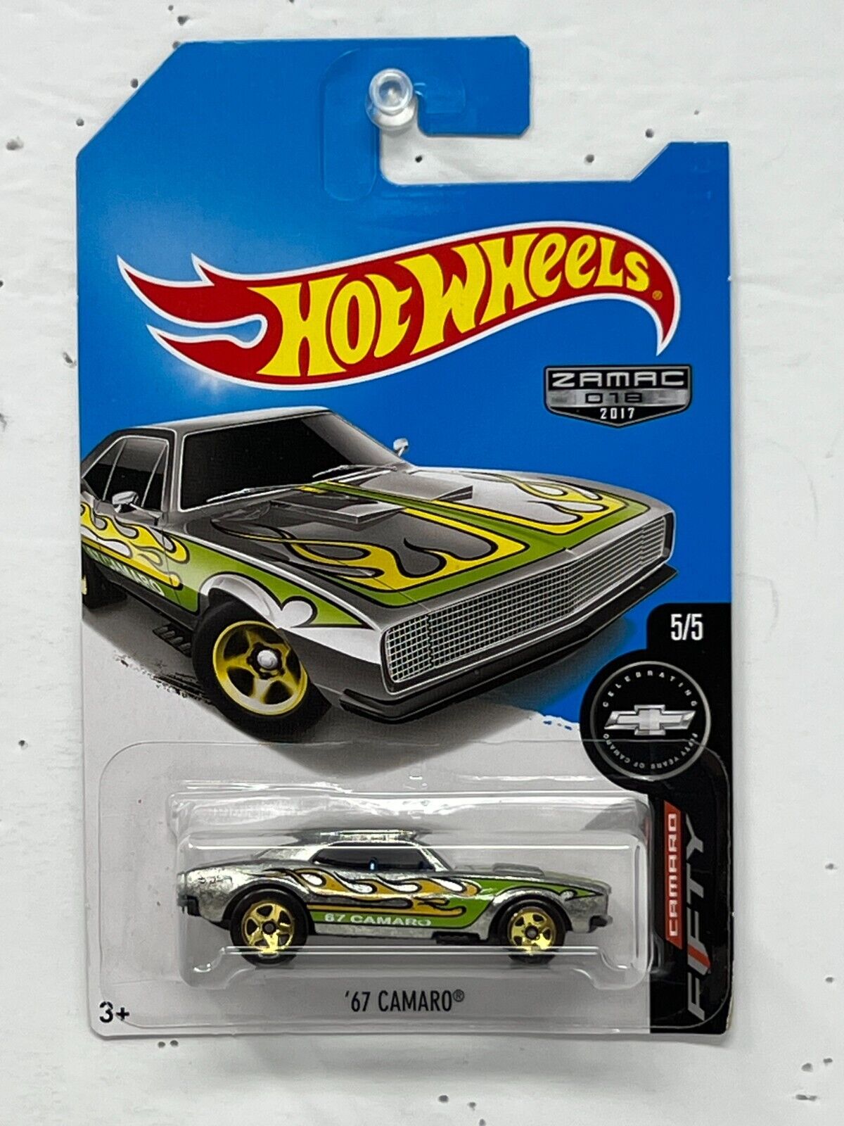 Hot Wheels Zamac Camaro Fifty 1967 Camaro Muscle Car 1:64 Diecast