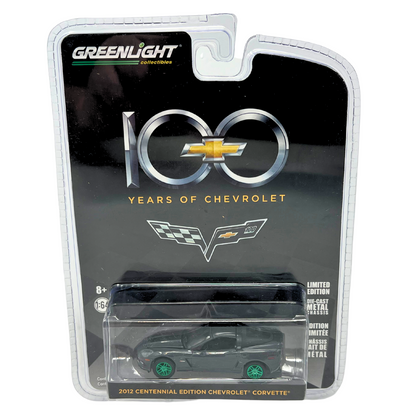 Greenlight 2012 Centennial Edition Chevrolet Corvette Green Machine 1:64 Diecast