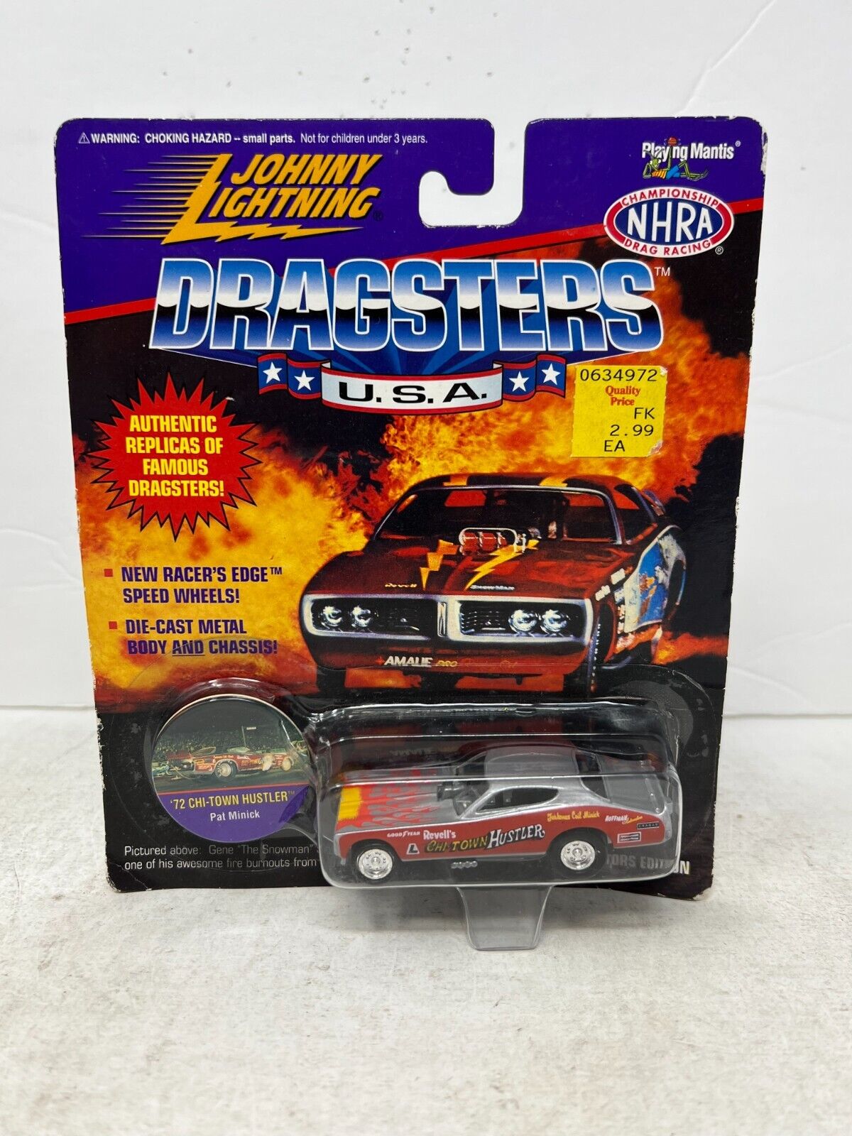 Johnny Lightning Dragsters U.S.A. '72 Chi-Town Hustler 1:64 Diecast