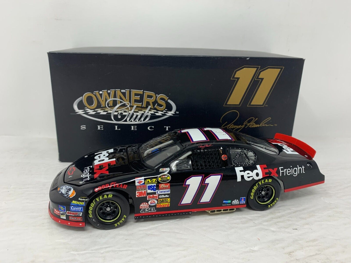 Action Nascar #11 Denny Hamlin FedEx Owners Club 2007 Monte Carlo 1:24 Diecast