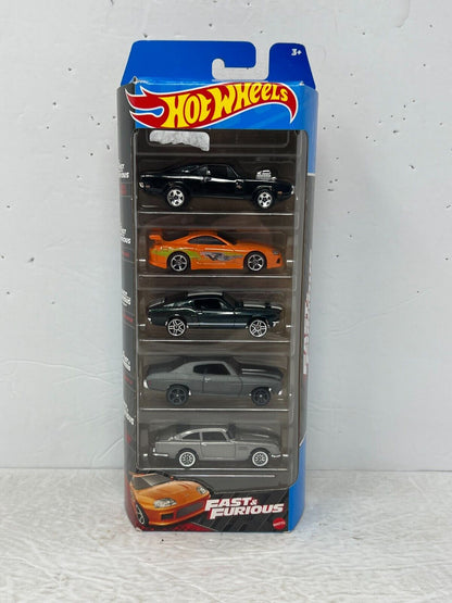 Hot Wheels Fast & Furious 5-Car Gift Pack 1:64 Diecast