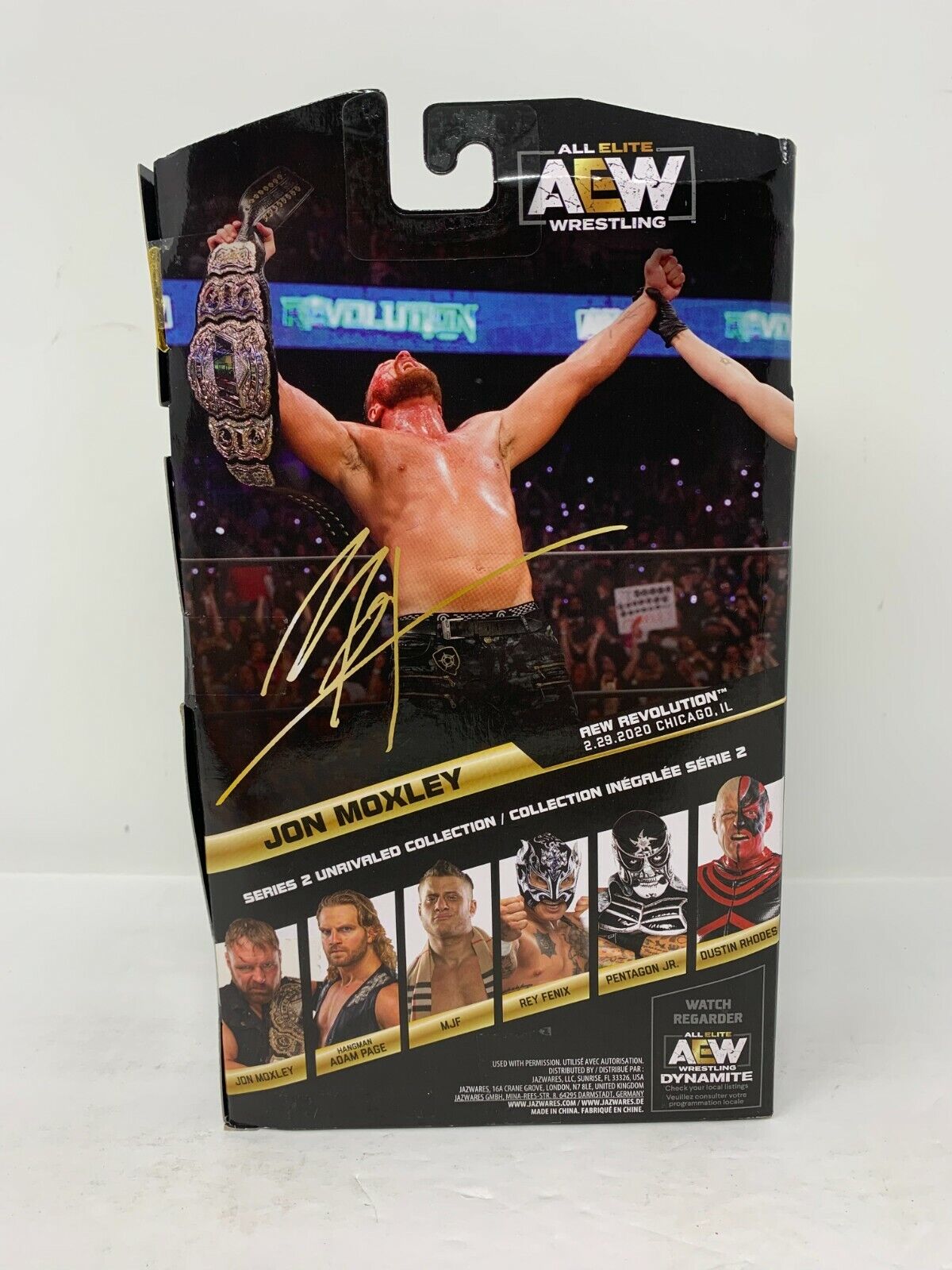 AEW Jon Moxley Series 2 #10 Jazwares Wrestling Action Figure